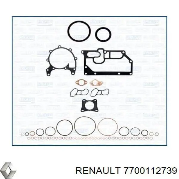 Прокладка ГБЦ Renault (RVI) 7700112739 ціна, від 24.53 USD