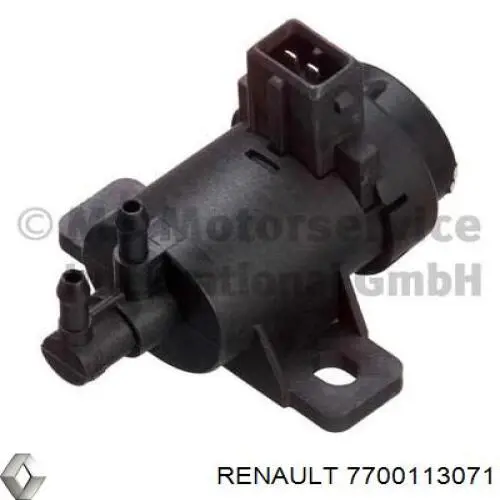 Клапан перетворювач тиску наддуву (соленоїд) Renault (RVI) 7700113071 ціна, від 25.34 USD