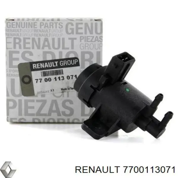 Купити 7700113071 Renault (RVI) Клапан перетворювач тиску наддуву (соленоїд)