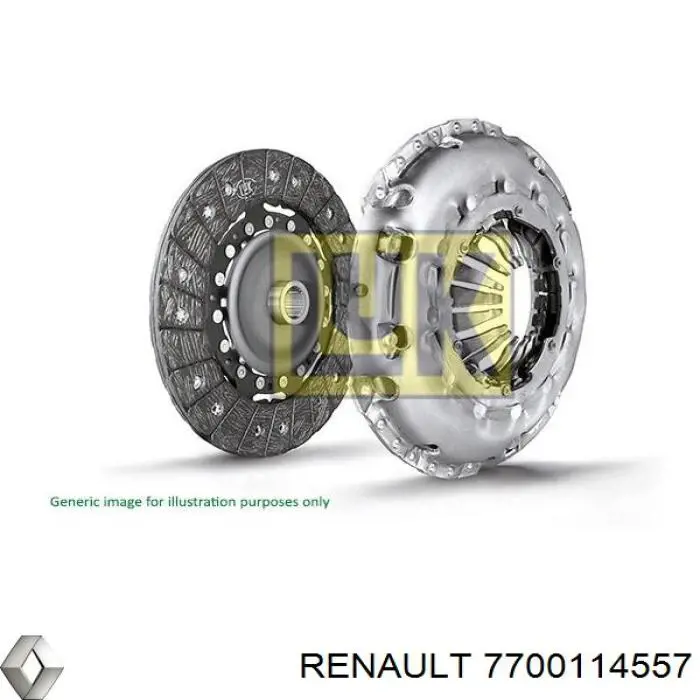 Диск зчеплення 7700114557 Renault (RVI)