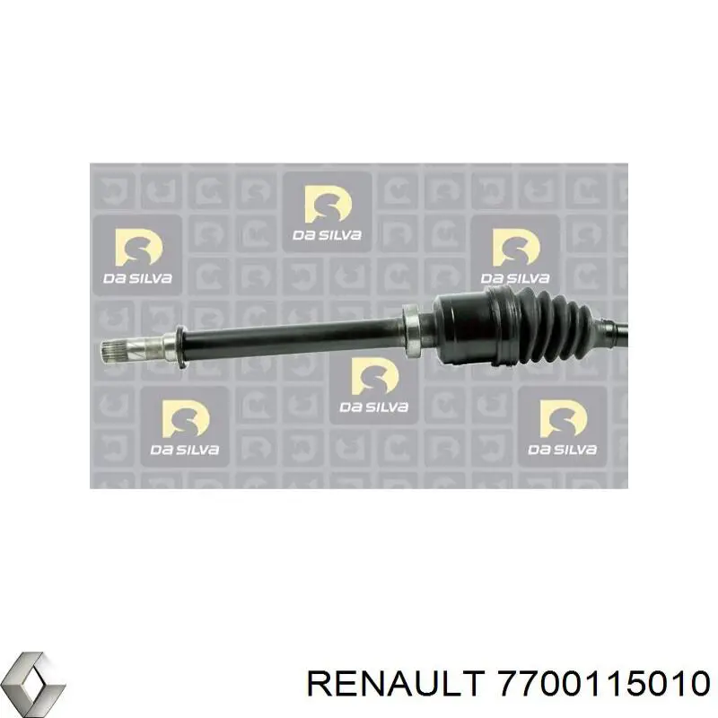 7700115010 Renault (RVI) Привід передній правий