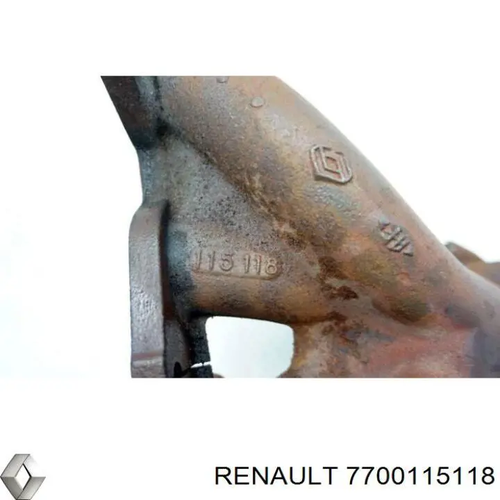 7700115118 Renault (RVI) Система випуску газів двигуна