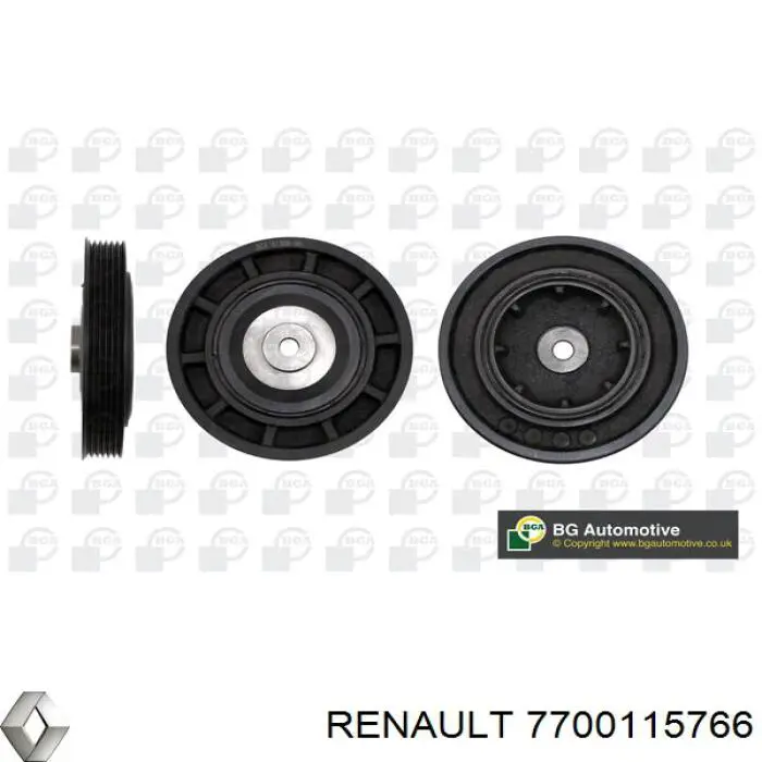 Шків колінвала (демпфер ) Renault (RVI) 7700115766 ціна, від 39.75 USD