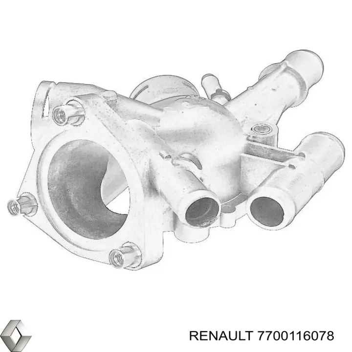 7700116078 Renault (RVI) корпус термостата