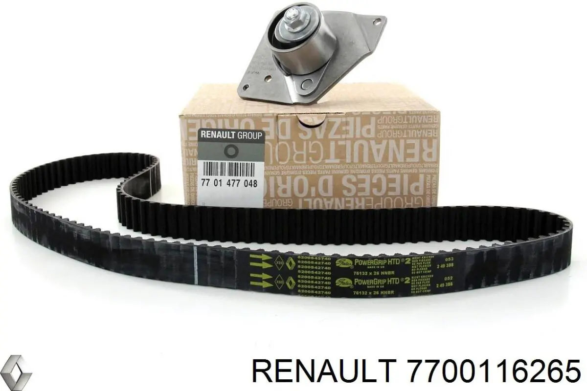 Кришка ременя ГРМ Renault (RVI) 7700116265 ціна, від 32.06 USD