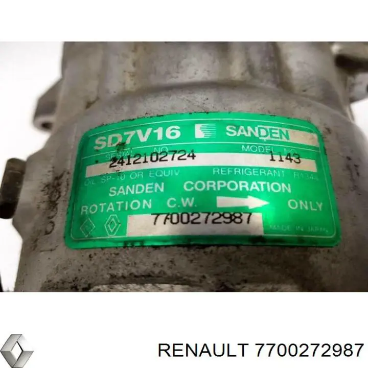 Купити 7700272987 Renault (RVI) Компресор кліматичної установки