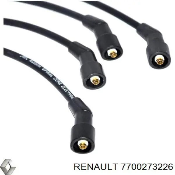 Дріт високовольтні, комплект 7700273226 Renault (RVI)