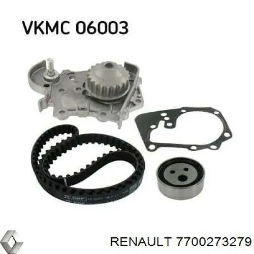 Купити 7700273279 Renault (RVI) Ремінь газорозподільного механізму