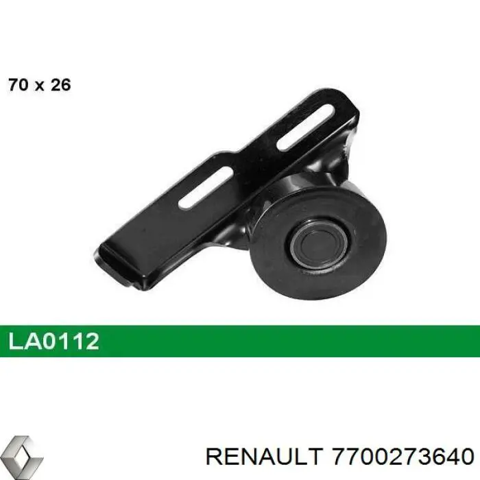 7700273640 Renault (RVI) ролик натягувача приводного ременя