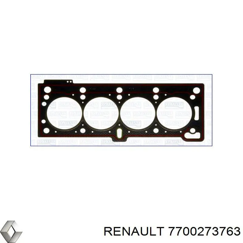 Прокладка головки блока циліндрів (ГБЦ) 7700273763 Renault (RVI)