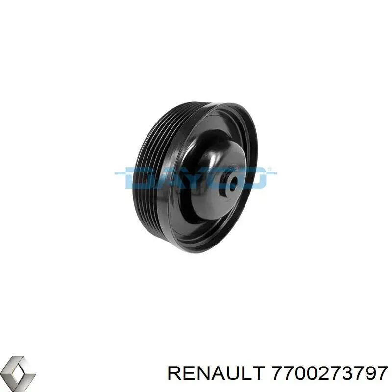 Шків колінвала 7700273797 Renault (RVI)