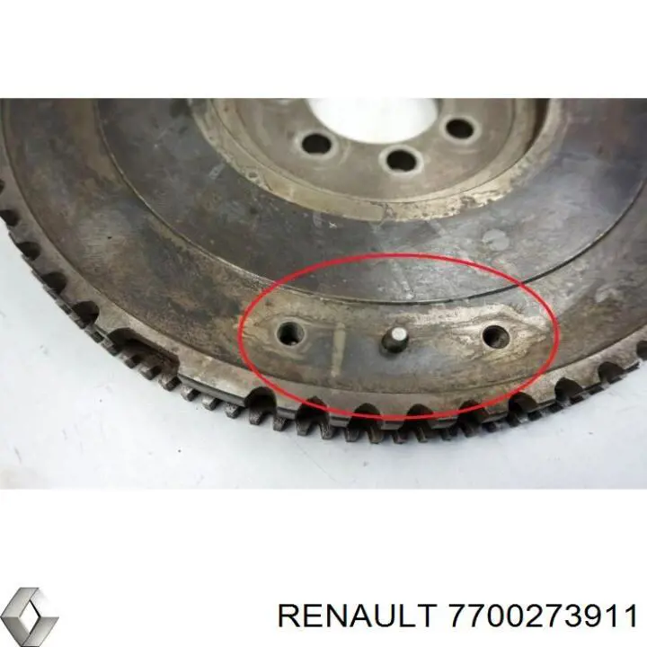 Маховик зчеплення Renault (RVI) 7700273911