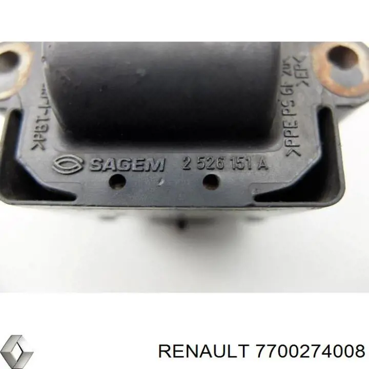 Котушка запалювання Renault (RVI) 7700274008 ціна, від 19.00 USD