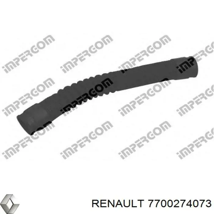 Патрубок повітряний, вхід повітряного фільтра Renault (RVI) 7700274073 ціна, від 57.46 USD