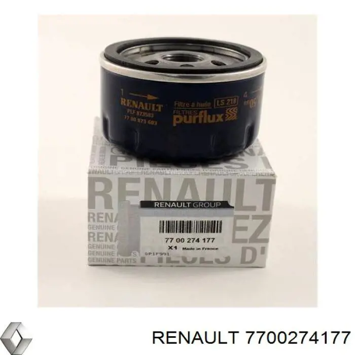 Купити 7700274177 Renault (RVI) Фільтр очищення масла відцентровий