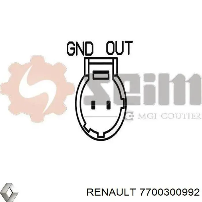 7700300992 Renault (RVI) датчик положення (оборотів коленвалу)