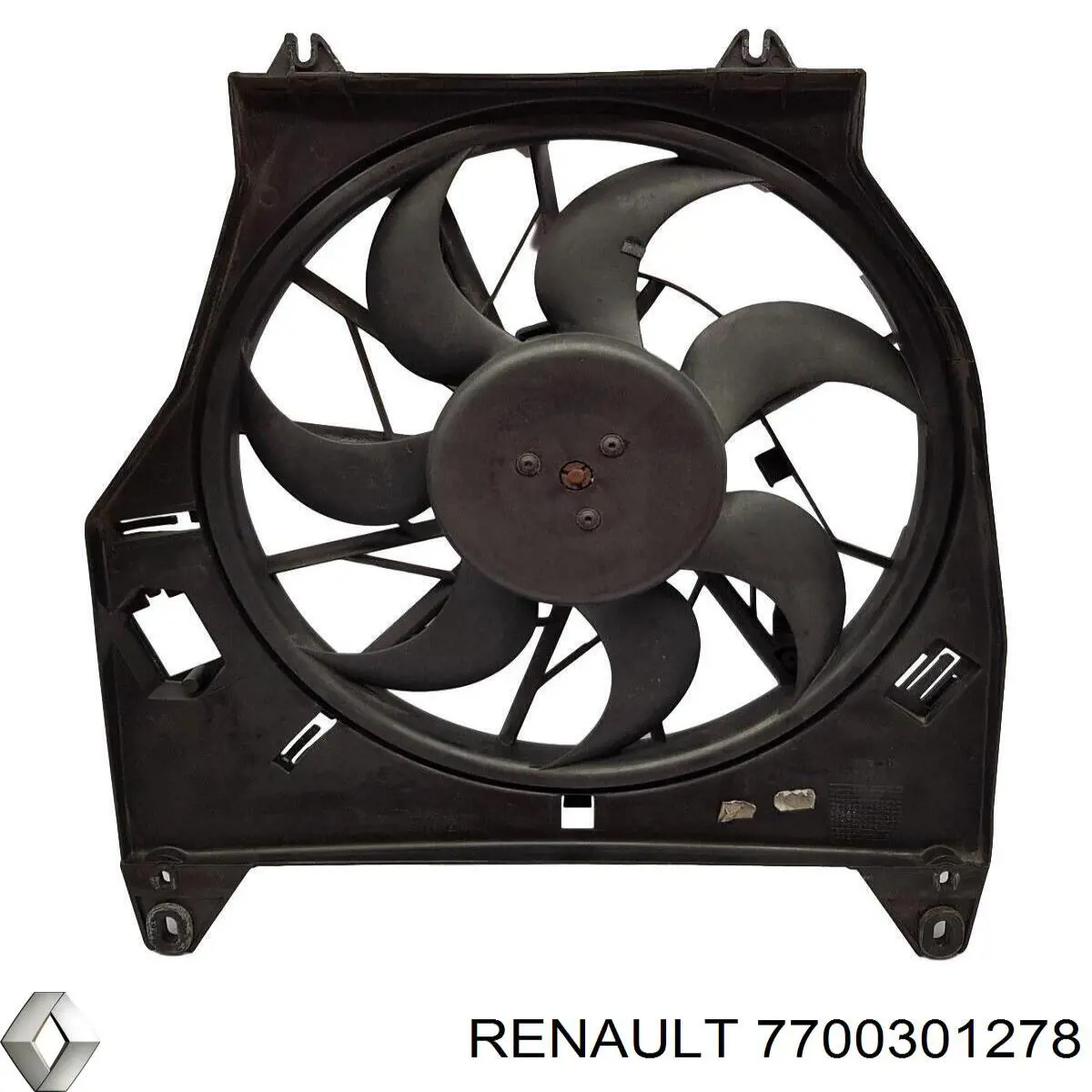 7700301278 Renault (RVI) Дифузор радіатора охолодження, в зборі з мотором і крильчаткою