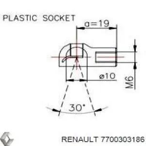 Купити 7700303186 Renault (RVI) Амортизатор двері багажника