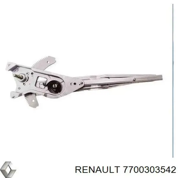 Купити 7700303542 Renault (RVI) Механізм стеклопідйомника водійських дверей
