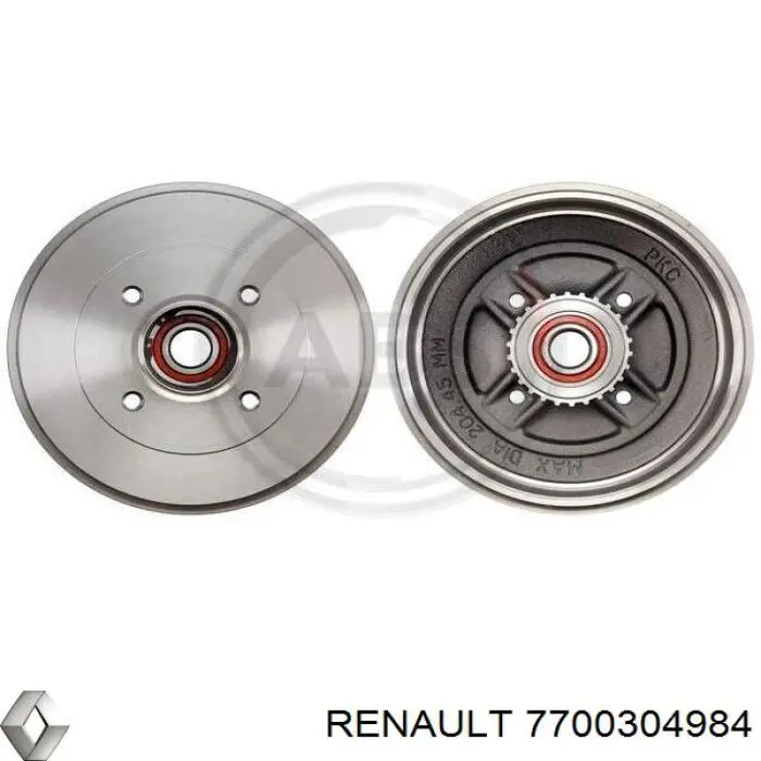 7700304984 Renault (RVI) барабан гальмівний задній