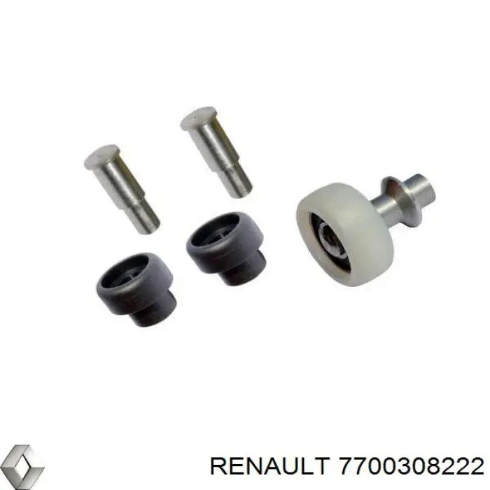 Ролик двері бічної/зсувної, правий центральний Renault (RVI) 7700308222 ціна, від 14.63 USD