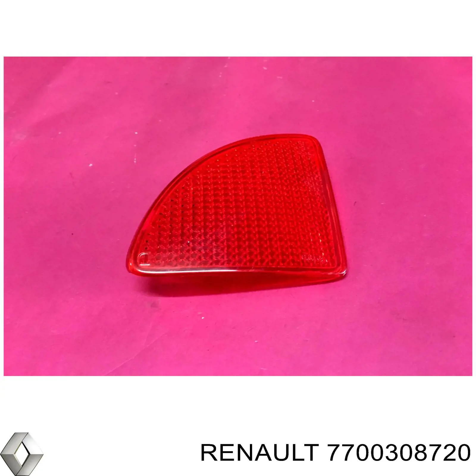 Правий катафот заднього бампера Renault (RVI) 7700308720 ціна, від 6.17 USD
