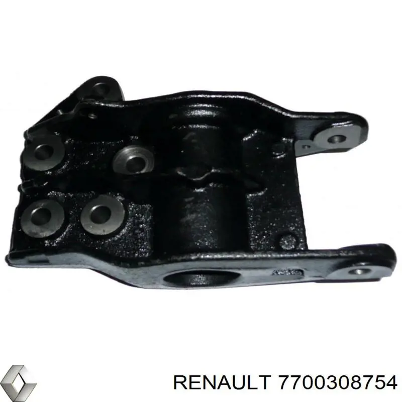 Кронштейн подушки (опори) двигуна, задньої 7700308754 Renault (RVI)