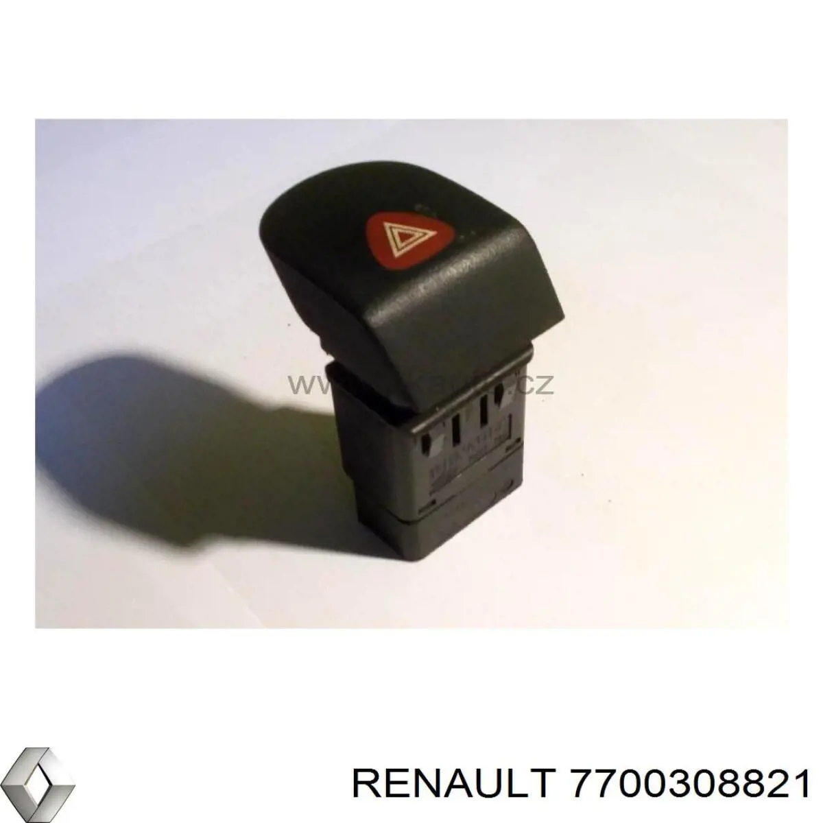 7700308821 Renault (RVI) кнопка включення аварійного сигналу