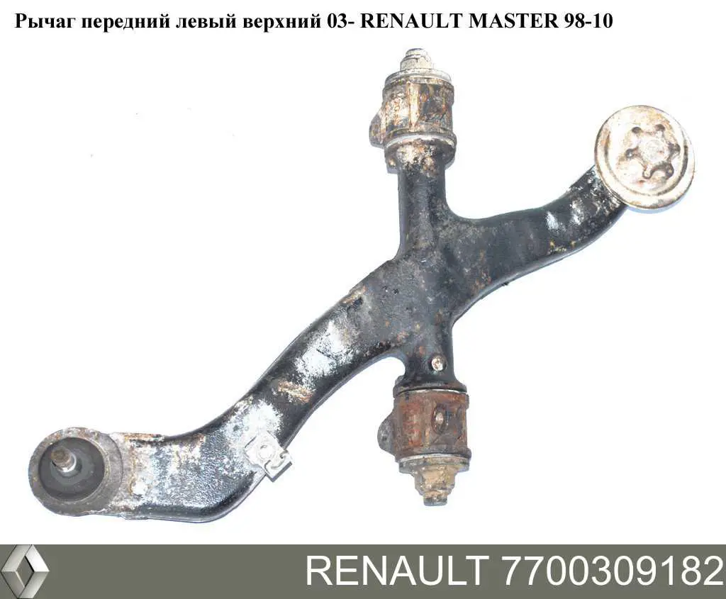 Важіль передньої підвіски верхній, лівий Renault (RVI) 7700309182 ціна, від 11.18 USD
