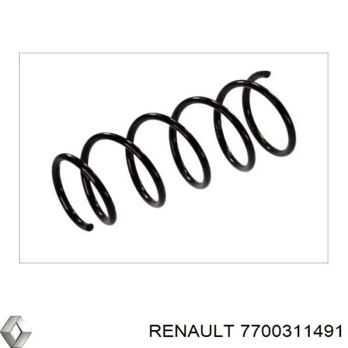7700311491 Renault (RVI) пружина передня