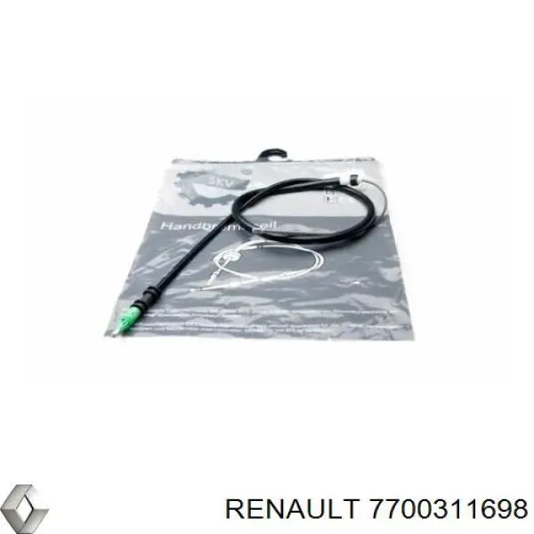 Купити 7700311698 Renault (RVI) Трос ручного гальма задній, лівий