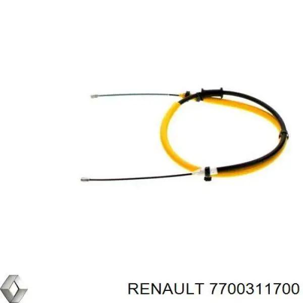 Трос стоянкового гальма задній лівий Renault (RVI) 7700311700 ціна, від 9.61 USD