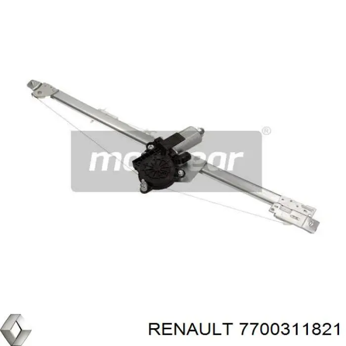 Механізм склопідіймача дверей передніх, правих Renault (RVI) 7700311821 ціна, від 41.13 USD