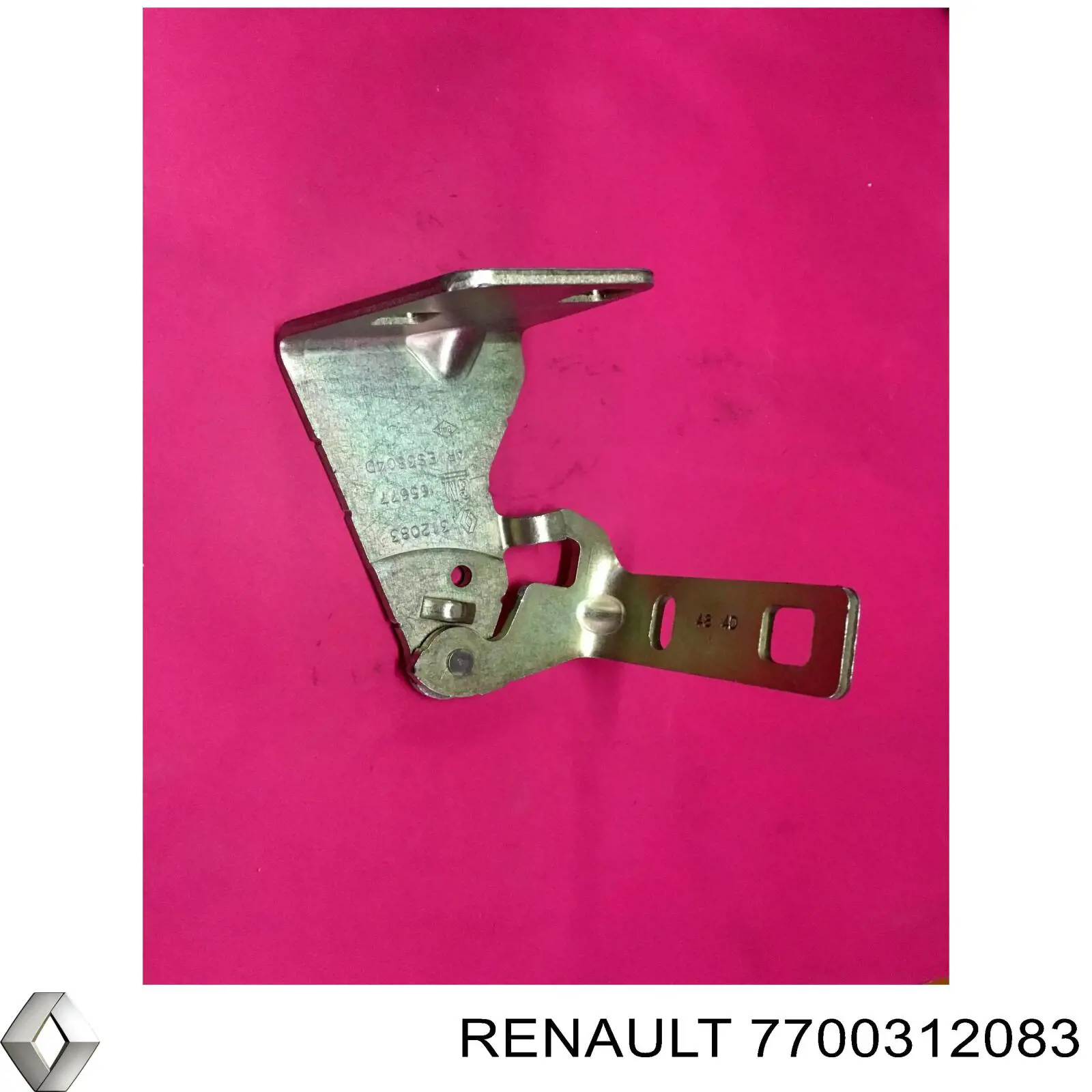 Завіса капота права Renault (RVI) 7700312083 ціна, від 3.27 USD