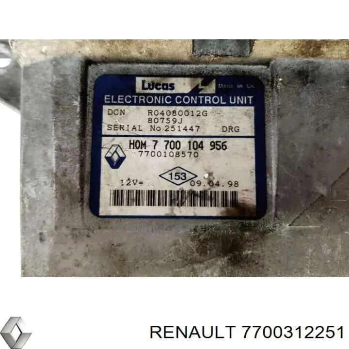  7700312251 Renault (RVI)