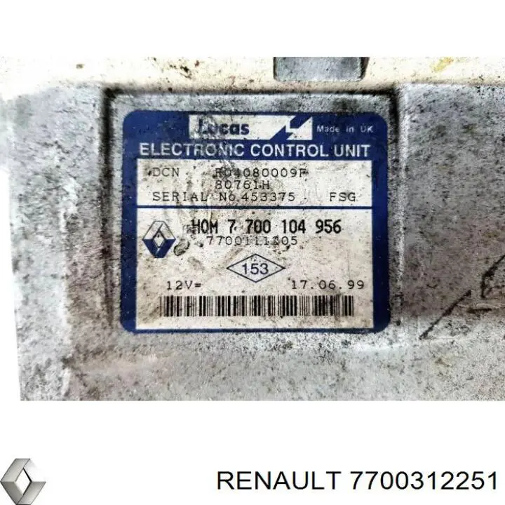  7700312251 Renault (RVI)
