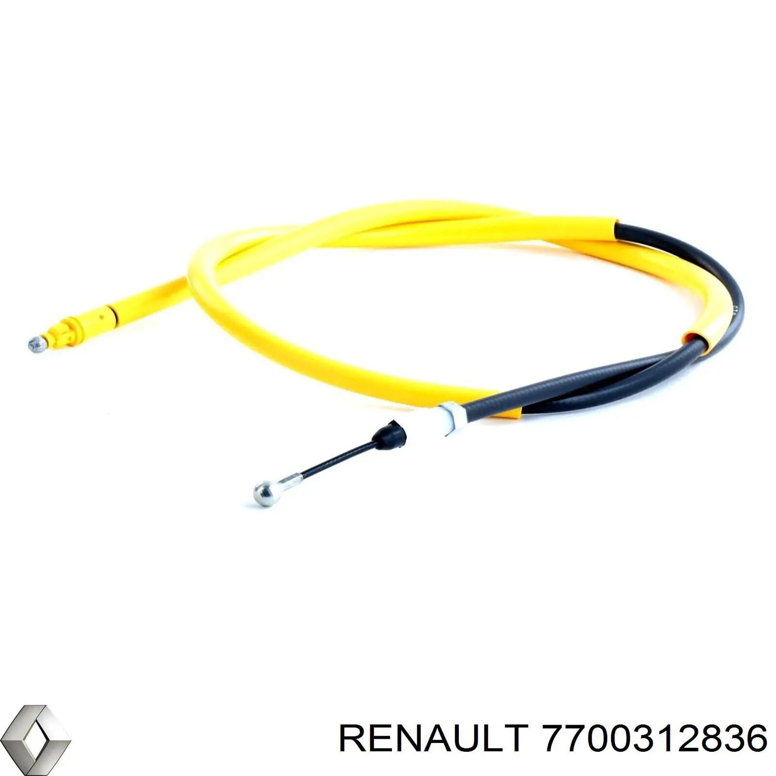 Трос стоянкового гальма задній правий Renault (RVI) 7700312836 ціна, від 8.51 USD