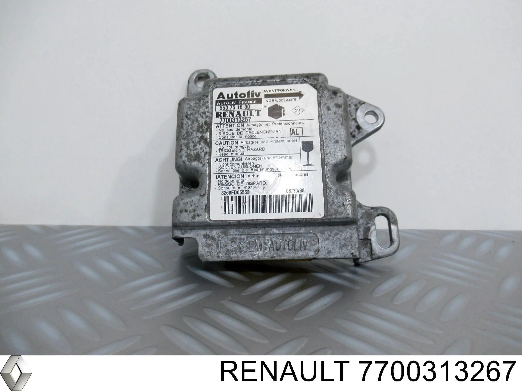 Модуль-процесор керування подушки безпеки Renault (RVI) 7700313267 ціна, від 5.64 USD