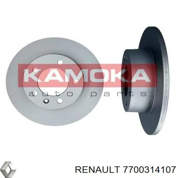 Купити 7700314107 Renault (RVI) Диск заднього гальма