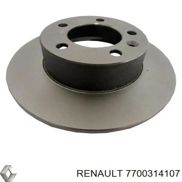 7700314107 Renault (RVI) диск гальмівний задній