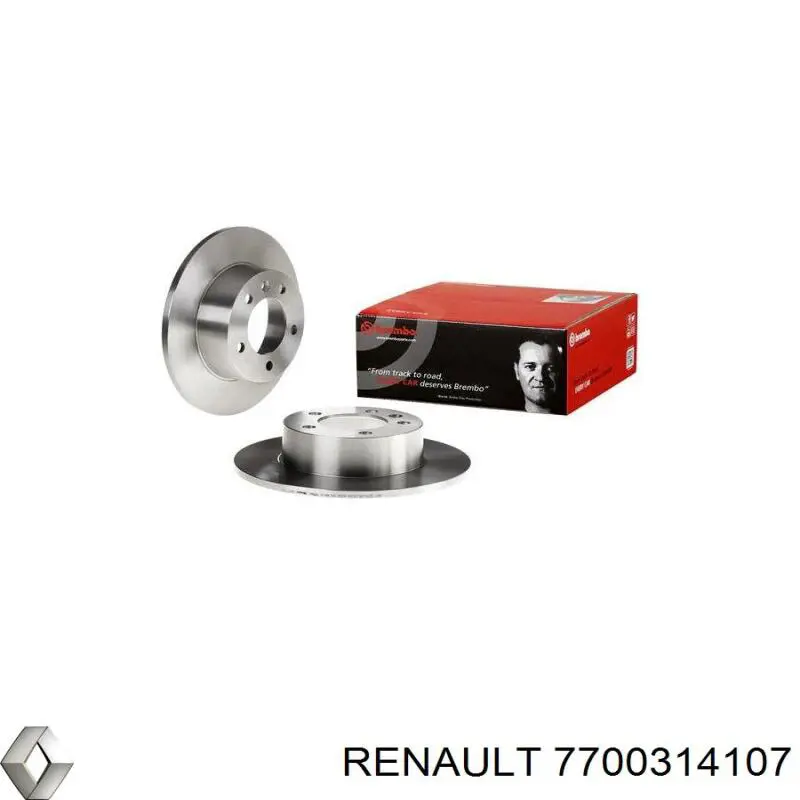 Задні дискові гальма Renault (RVI) 7700314107 ціна, від 36.72 USD