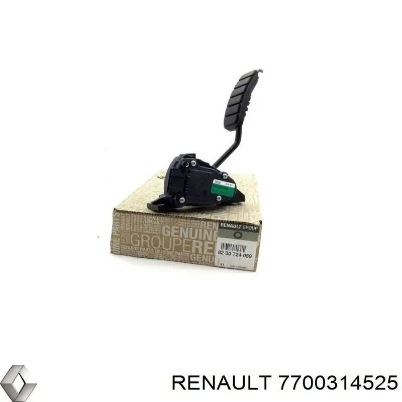 Підаль газу Renault (RVI) 7700314525 ціна, від 25.37 USD