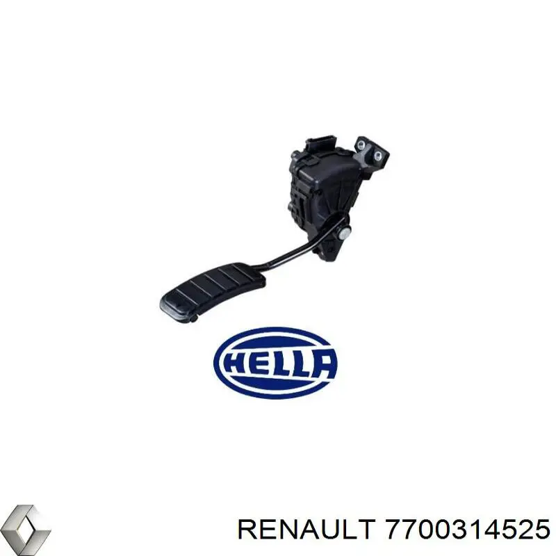 Купити 7700314525 Renault (RVI) Педаль газу