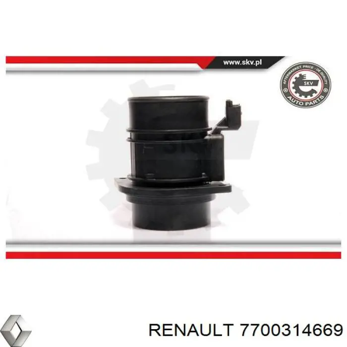 Датчик масової витрати повітря Renault (RVI) 7700314669 ціна, від 38.47 USD