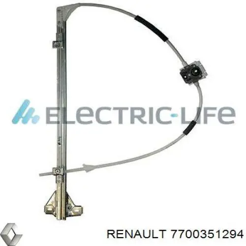 Купити 7700351294 Renault (RVI) Механізм склопідіймача двері передньої, правої
