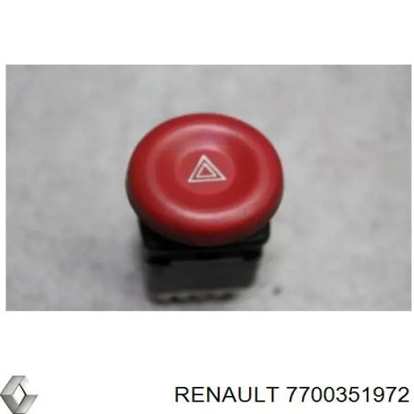 Кнопка аварійки 7700351972 Opel