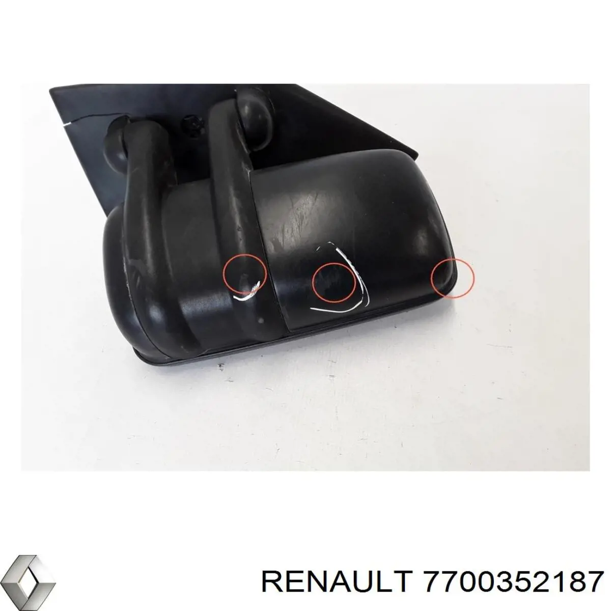 Купити 7700352187 Renault (RVI) Бічне дзеркало заднього виду ліве