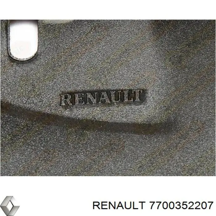 Бризковики передній, правий Renault (RVI) 7700352207 ціна, від 12.67 USD