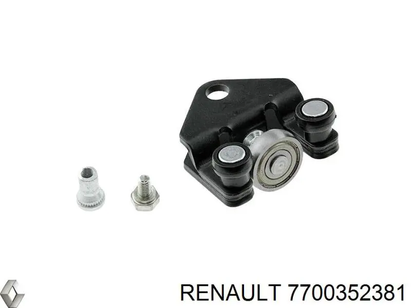 Ролик двері бічної/зсувної, правий нижній Renault (RVI) 7700352381 ціна, від 9.77 USD