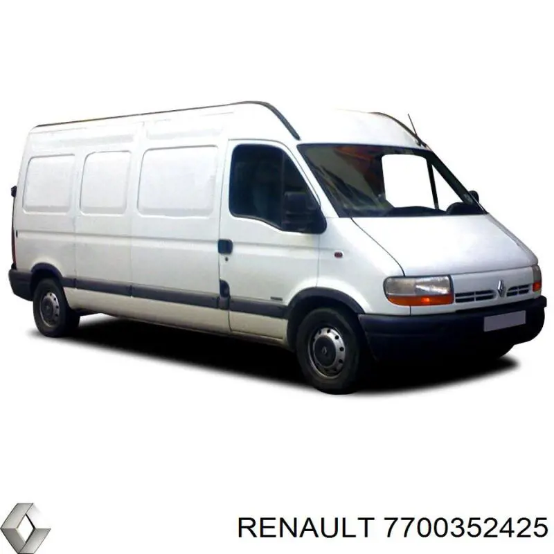 7700352425 Renault (RVI) Ручка двері бічної/зсувної внутрішня ліва